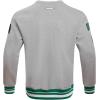 Pro Standard Mens NBA Reverse French Terry Pull Over Hoodie(Heather Grey/Green)