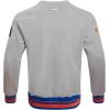 Pro Standard Mens NBA Reverse French Terry Pull Over Hoodie(Heather Grey/Royal/Orange)