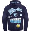 Pro Standard Mens NBA Reverse French Terry Pull Over Hoodie(Steel Blue)