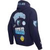 Pro Standard Mens NBA Reverse French Terry Pull Over Hoodie(Steel Blue)