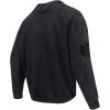 Pro Standard Mens NBA Reverse French Terry Pull Over Hoodie(Washed Black)