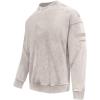 Pro Standard Mens NBA Reverse French Terry Pull Over Hoodie(Washed Warm Slate)