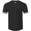 Pro Standard NBA Mens Mens NBA Classic Chenille Cotton Double Knit Short Sleeve Tee(Black)