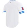 Pro Standard NBA Mens Mens NBA Classic Chenille Cotton Double Knit Short Sleeve Tee(White)