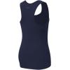 Pro Standard NBA Womens Womens NBA Classic Chenille Cotton Tank Top(Midnight Navy)