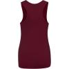 Pro Standard NBA Womens Womens NBA Classic Chenille Cotton Tank Top(Wine)