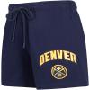 Pro Standard NBA Womens Womens NBA Classic Chenille Fleece Fleece Short(Midnight Navy)