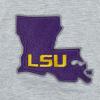 Pro Standard NCAA Womens Womens College Classic Chenille Cotton Short Sleeve Boxy Tee(Heather Grey)