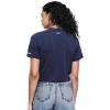 Pro Standard NCAA Womens Womens College Classic Chenille Cotton Short Sleeve Boxy Tee(Midnight Navy)
