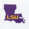 Pro Standard NCAA Womens Womens College Classic Chenille Cotton Short Sleeve Boxy Tee(White)