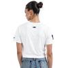 Pro Standard NCAA Womens Womens College Classic Chenille Cotton Short Sleeve Boxy Tee(White)