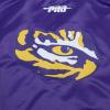 Pro Standard NCAA womens Womens College Classic Chenille Satin Jacket(Purple)