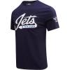 Pro Standard NHL Mens Mens NHL Classic Chenille Short Sleeve Tee(Midnight Navy)