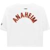 Pro Standard NHL Womens Pro Standard Womens NHL Classic Chenille Short Sleeve Boxy Tee(White)