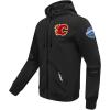 Pro Standard NHL mens Mens Nhl Classic Chenille Cotton Double Knit Full Zip Hoodie(Black)