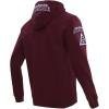 Pro Standard NHL mens Mens Nhl Classic Chenille Cotton Double Knit Full Zip Hoodie(Team Color)