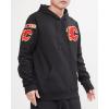 Pro Standard NHL mens Mens Nhl Classic Chenille Cotton Double Knit Pull Over Hoodie(Black)