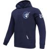 Pro Standard WNBA mens Mens Wnba Classic Chenille Cotton Double Knit Pull Over Hoodie(Midnight Navy)