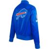 Pro Standard Womens NFL Classic Chenille Satin Jacket(Blue)