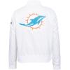 Pro Standard Womens NFL Classic Chenille Satin Jacket(White)