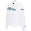 Pro Standard Womens NFL Classic Chenille Satin Jacket(White)