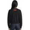 Pro Standard Womens NHL Classic Chenille Brushed Back French Terry Crewneck Sweatshirt(Black)