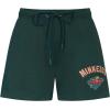 Pro Standard Womens NHL Classic Chenille Brushed Back French Terry Fleece Short(Forest Green)