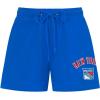 Pro Standard Womens NHL Classic Chenille Brushed Back French Terry Fleece Short(Royal Blue)