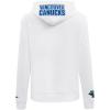 Pro Standard Womens NHL Classic Chenille Brushed Back French Terry Pull Over Hoodie(White)