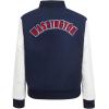 Pro Standard Womens NHL Classic Chenille Varsity Jacket(Midnight Navy/White)