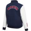 Pro Standard Womens NHL Classic Chenille Varsity Jacket(Midnight Navy/White)