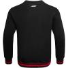 Pro Standard mens Pro Standard Mens Classic Chenille Brushed Back French Terry Crewneck Sweatshirt(Black/Red/Black)