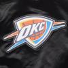Pro Standard womens Pro Standard Womens Nba Classic Chenille Satin Jacket(Black)