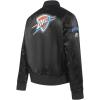 Pro Standard womens Pro Standard Womens Nba Classic Chenille Satin Jacket(Black)