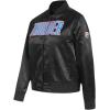 Pro Standard womens Pro Standard Womens Nba Classic Chenille Satin Jacket(Black)