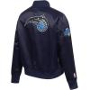 Pro Standard womens Pro Standard Womens Nba Classic Chenille Satin Jacket(Midnight Navy)