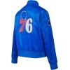 Pro Standard womens Pro Standard Womens Nba Classic Chenille Satin Jacket(Royal Blue)