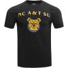 Pro Standard College Mens Mens College Classic Chenille Standard Cotton Short Sleeve Shirt(Black)