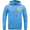 Pro Standard Mens College Classic Chenille Cotton Double Knit Pull Over Hoodie(University Blue)
