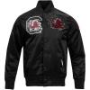 Pro Standard Mens College Classic Chenille Satin Jacket(Black)