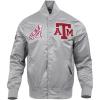 Pro Standard Mens College Classic Chenille Satin Jacket(Gray)