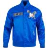 Pro Standard Mens College Classic Chenille Satin Jacket(Royal Blue)