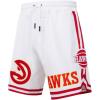 Pro Standard Mens NBA Classic Chenille Cotton Double Knit Athletic Short(White)