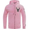 Pro Standard Mens NBA Reverse French Terry Pull Over Hoodie(Pink)
