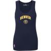 Pro Standard NBA Womens Womens NBA Classic Chenille Cotton Tank Top(Midnight Navy)