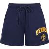 Pro Standard NBA Womens Womens NBA Classic Chenille Fleece Fleece Short(Midnight Navy)