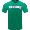 Pro Standard NHL Mens Mens NHL Classic Chenille Short Sleeve Tee(Kelly Green)