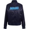 Pro Standard womens Pro Standard Womens Nba Classic Chenille Satin Jacket(Midnight Navy)