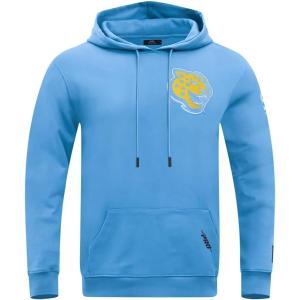 Pro Standard Mens College Classic Chenille Cotton Double Knit Pull Over Hoodie(University Blue)