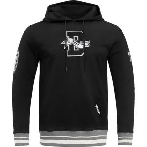 Pro Standard Mens NBA Reverse French Terry Pull Over Hoodie(Black/Gray)
